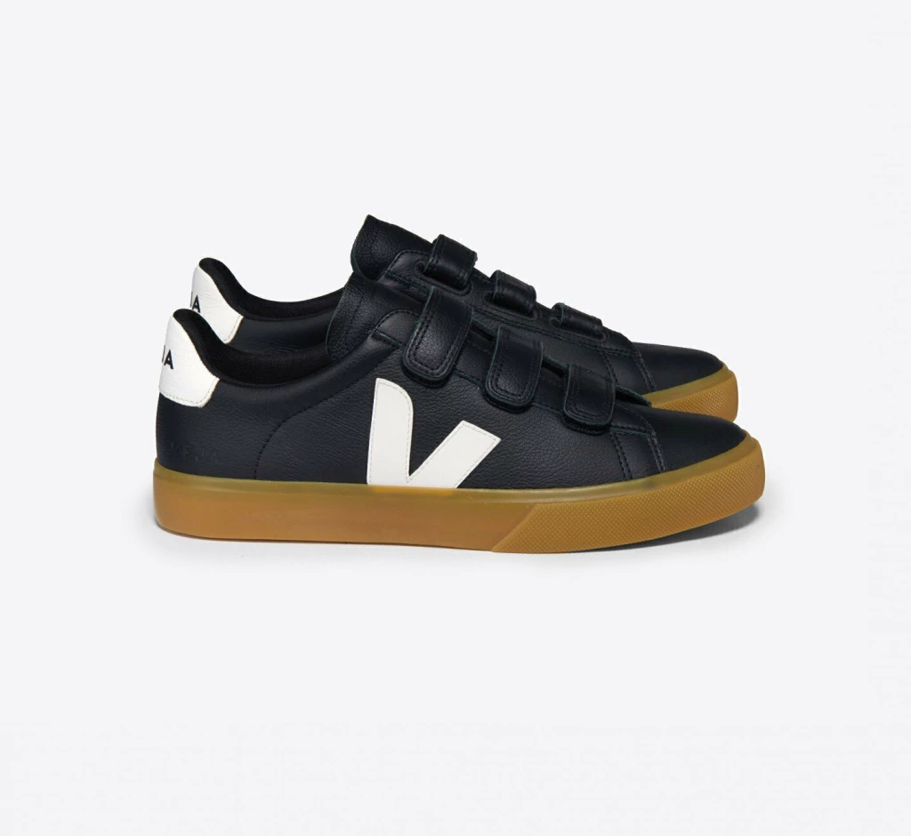 Tênis VEJA Recife Leather Black White
