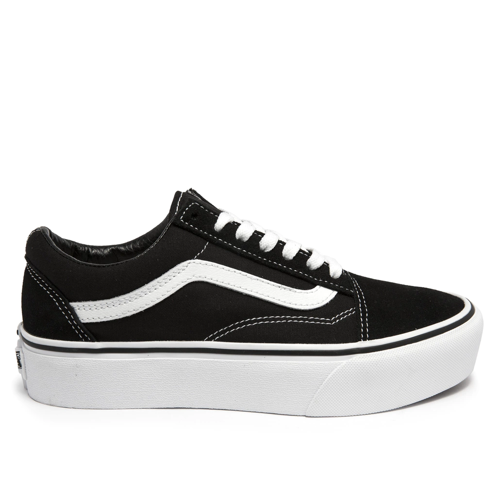 Tênis Vans Old Skool Plafor Black White