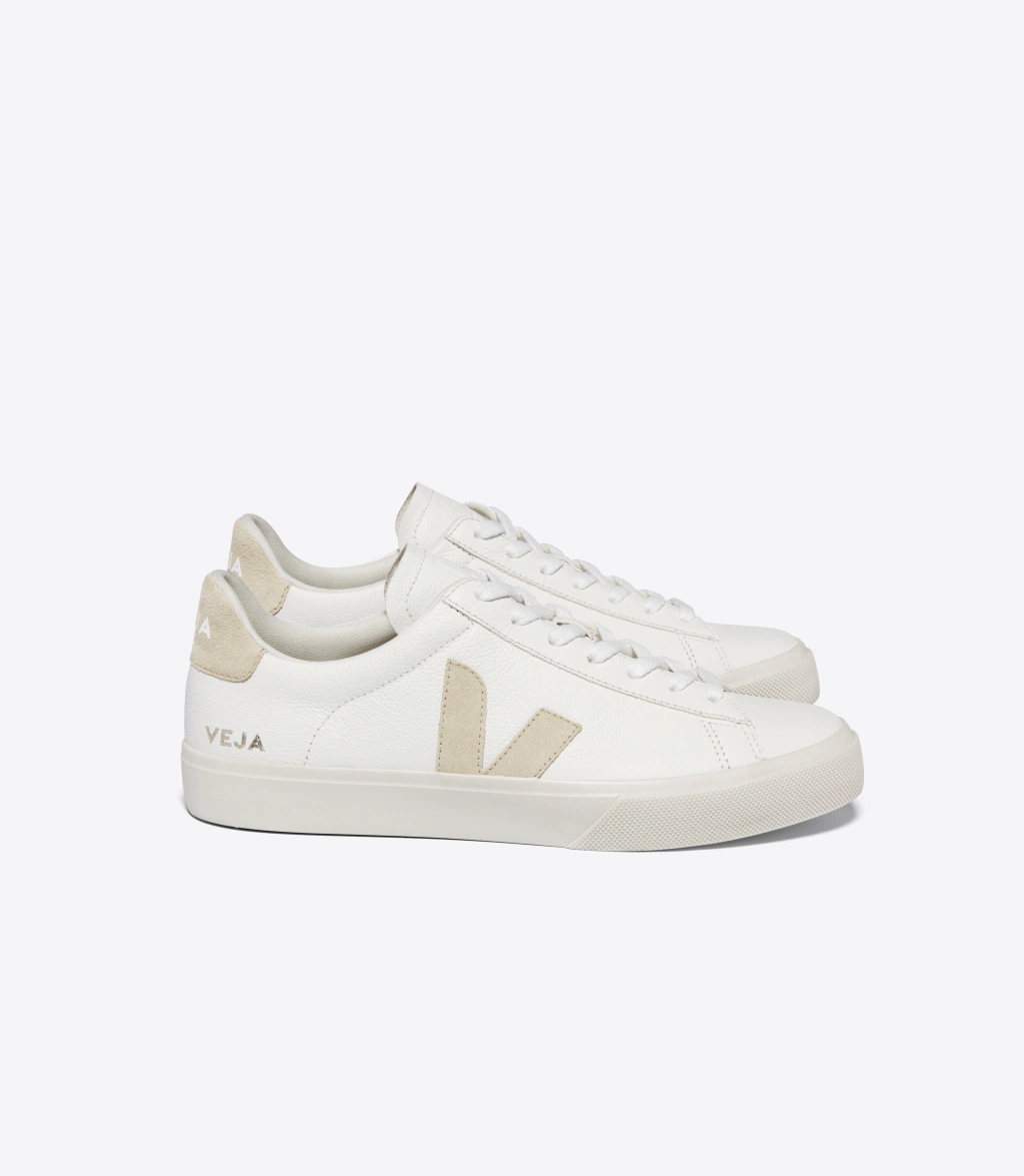 Tênis VEJA Campo Chromefree Leather White Almond