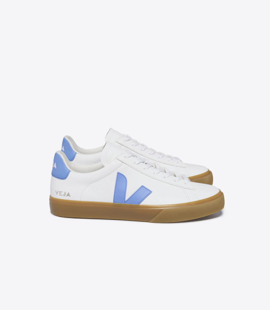 Tênis VEJA Campo Leather White Aqua