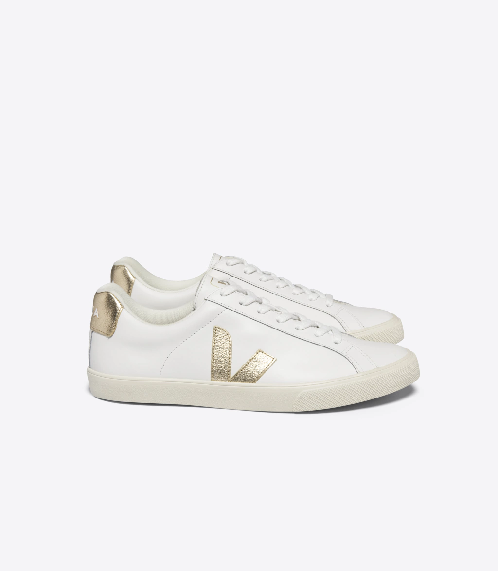 Tênis Veja Esplar Leather White Platine