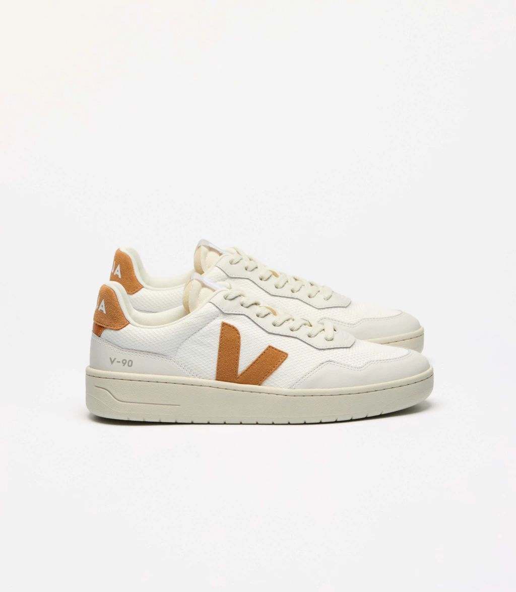 Tênis Veja V-90 B-Mesh White Umber