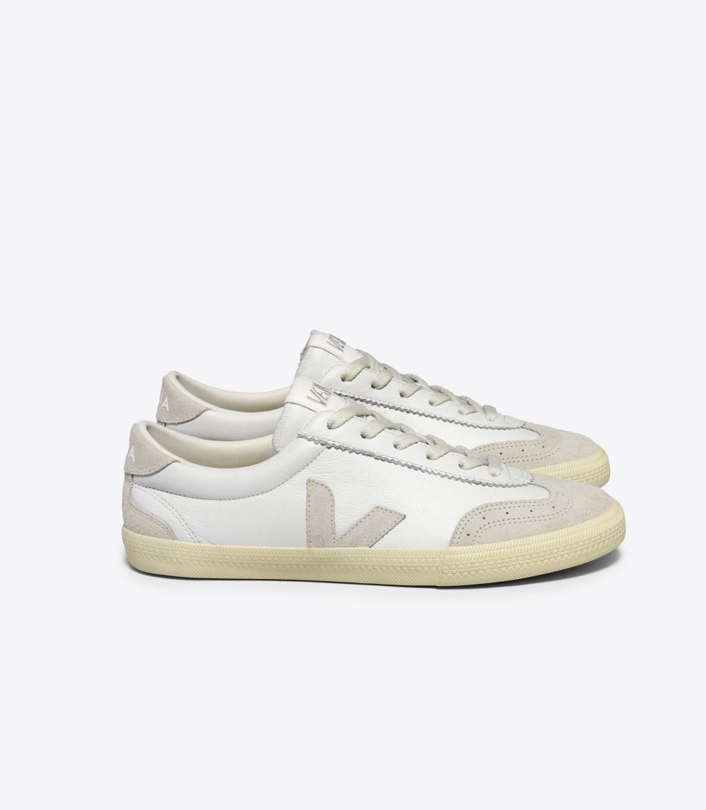 Tênis Veja Volley Leather White Natural