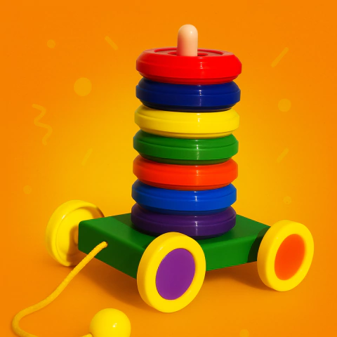 Arrastre plástico (a partir de 1 año) - Playstick