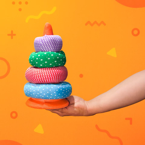 Cono encastre - 4 aros y cascabel