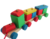 Tren de madera doble - tren con encastres grande - Maluco - comprar online