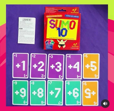 Sumo 10 , juego de cartas - Divermente.
