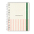 Caderno A5 | rosa listras