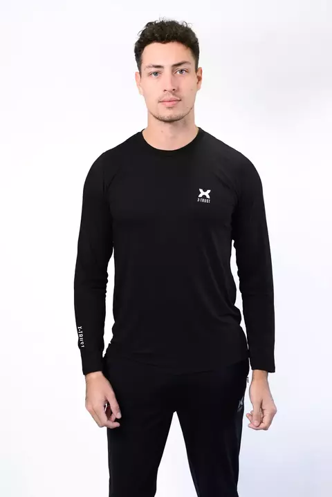 Remera Térmica X-Trust Lisboa Negra