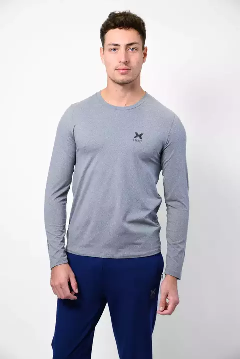 Remera Térmica X-Trust Lisboa Gris Melange - comprar online