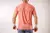 Remera X-trust California Dryfit Jaspeado Salmon