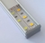 Perfil de Aluminio de Aplicar Doble PD2412AL - Nacional