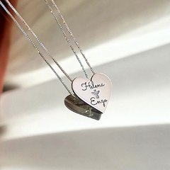 Colar Prata 925 Personalizado Nomes + Símbolo - comprar online