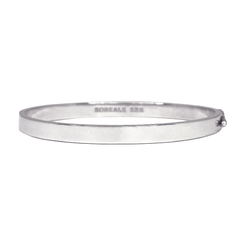 Bracelete em Prata 925 Maciço Reto 5mm - comprar online