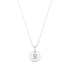 Colar Prata 925 Personalizado Medalha Inicial