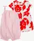Conjunto Vestido e Romper Floral Carter's