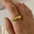 Anillo Croissant dorado - comprar online