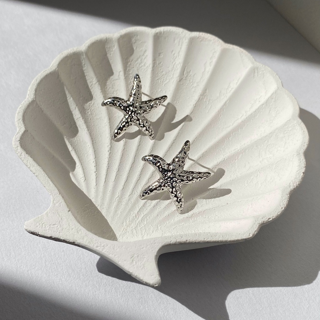 Aros Little Starfish Plateados thumbnail 3