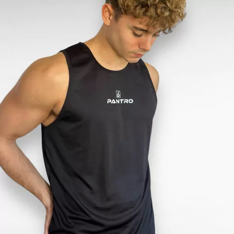 Musculosa Deportiva Liviana Negro - UNISEX