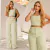 Conjunto Calça Pantalona Feminina Social + cropped Alfaiatária - comprar online