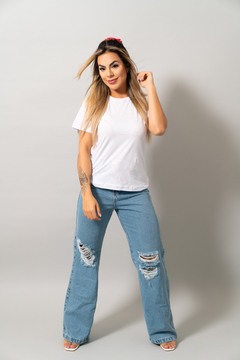 Camiseta Básica Feminina Algodão - loja online