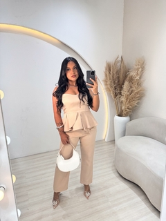Conjunto Feminino Calça Zara + Cropped babado Stella Elegante - Diozzi | Moda Feminina, Sapatos e Acessórios.