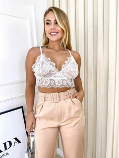 Cropped Feminino Renda Mouse Alcinha - comprar online