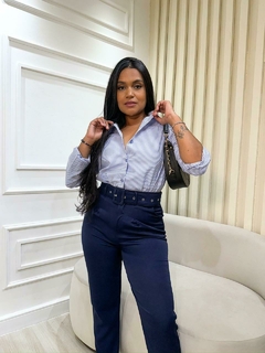 Camisa Feminina Social Listrada - loja online