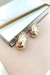 Brinco Feminino Folheado Gota Cravejado - comprar online