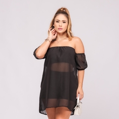 Conjunto Macaquinho Tule + short Feminino na internet