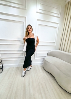 Vestido Feminino Tomara que Caia Fenda Ribana - Diozzi | Moda Feminina, Sapatos e Acessórios.
