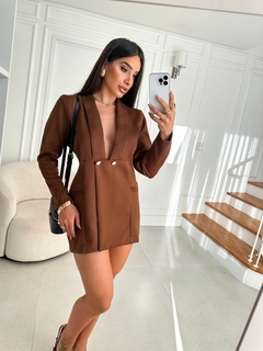 Imagem do Conjunto Feminino Vestido Short Alfaiatária Maitê