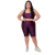 Imagem do Conjunto Feminino Academia Plus Size Short Cropped