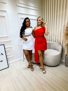 Vestido Feminino Nula Manga Assimetrico - Diozzi | Moda Feminina, Sapatos e Acessórios.