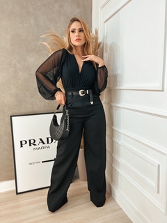 Body Feminino Transpassado Tule Liso - Diozzi | Moda Feminina, Sapatos e Acessórios.