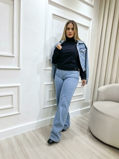 Blusa Feminina Moletom Gola Alta Inverno