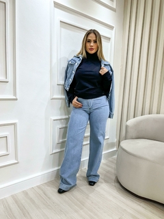 Blusa Feminina Moletom Gola Alta Inverno na internet
