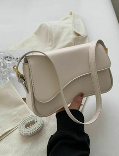 Bolsa Feminina Tranversal Baguete Minimalista Elegante na internet