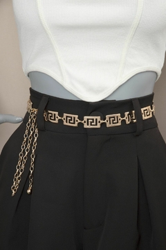 Cinto Feminino Corrente Trabalhado Inspired Versace - comprar online