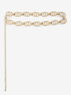 Cinto Corrente Feminino Redondo Inspired Chanel