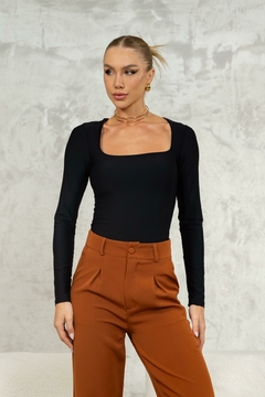 Body Feminino Poliamida Manga Longa Maitê - comprar online