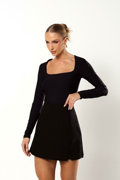 Body Feminino Poliamida Manga Longa Maitê - comprar online