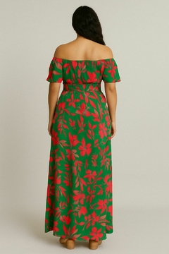 Vestido longo Ciganinha Floral - Diozzi | Moda Feminina, Sapatos e Acessórios.