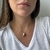 Colar Corrente Groumet com Pingente Oval Dourado - comprar online