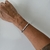 Pulseira Fio de Malha Prateada - comprar online