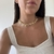 Colar Pedras Bicos Off White/Dourado - loja online
