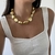 Colar Hiper Orgânico Dourado - Bia Aloi