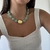 Colar Pedras Orgânicas Verde/Dourado - Bia Aloi