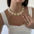 Colar Pedras Redondas Off White - Bia Aloi