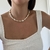 Colar Pedras Retangular Off White/Dourado na internet
